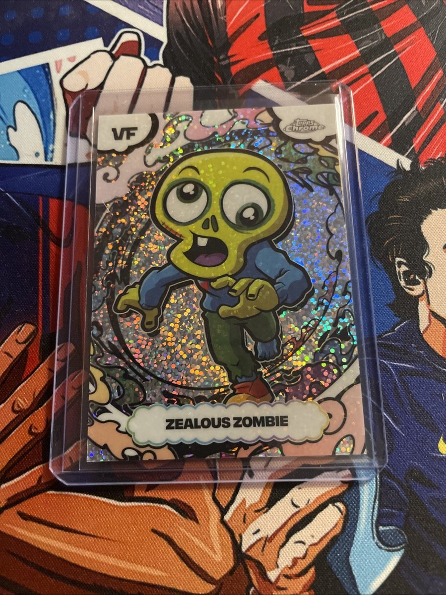 2026 Topps Chrome Veefriends ZEALOUS ZOMBIE manga maculato SSA-100 SP