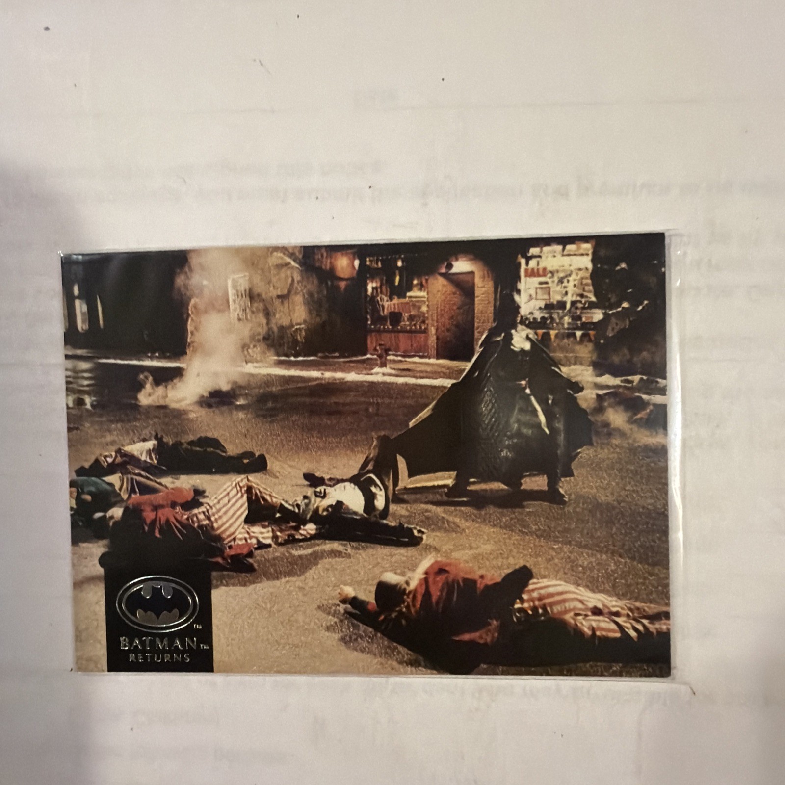 BATMAN RETURNS 1992 TOPPS STADIUM CLUB CARD #71