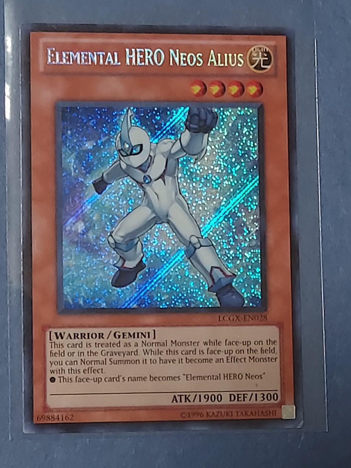 Elemental HERO Neos Alius - LCGX-EN028 - Secret Rare - Unlimited Edition NM