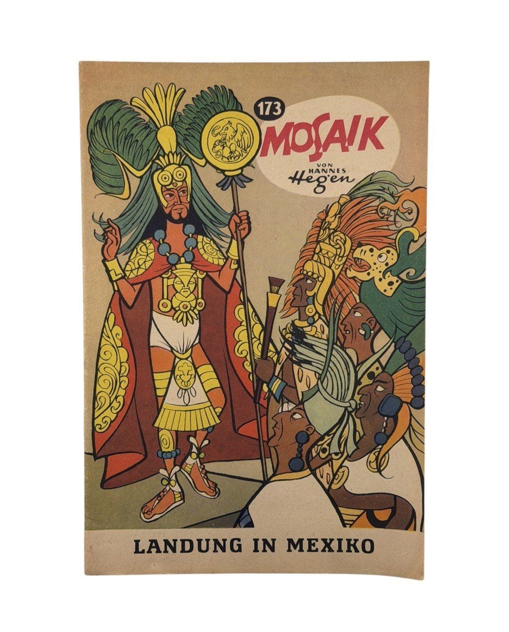 Mosaico di Hannes Hegen n. 173 atterraggio in Messico fumetto RDT