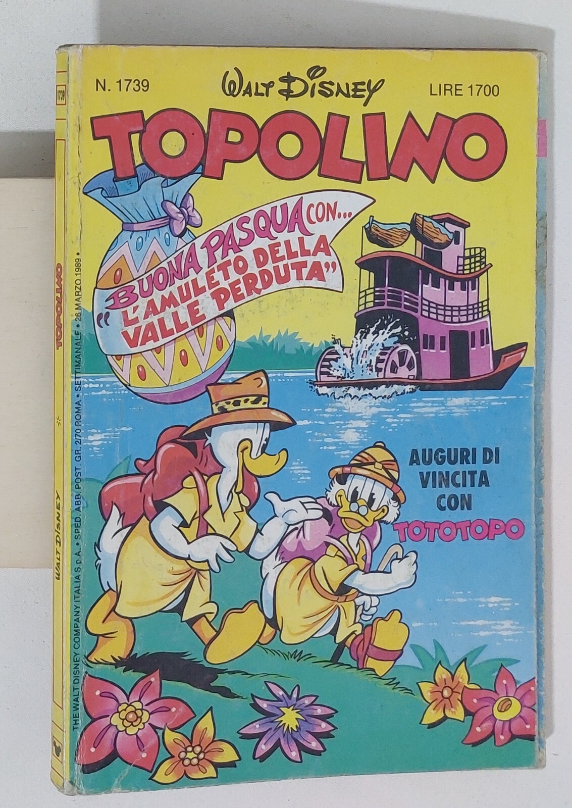65138 TOPOLINO libretto n. 1739 - Disney 1989