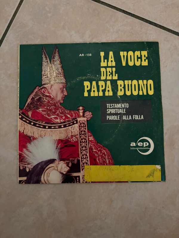 Vinile 33 giri - La voce del papa buono