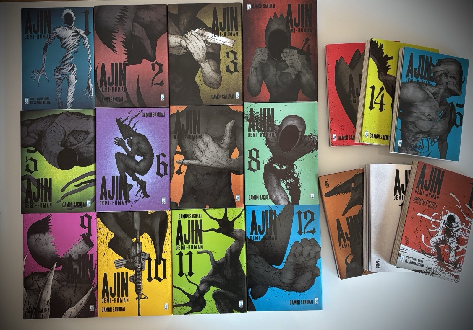 Ajin Demi-Human 1/17 completa + nr. 1  Variant Camuncoli