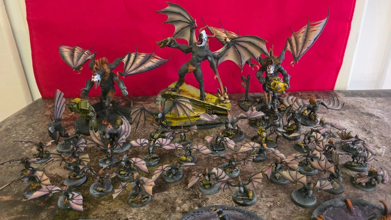 Warhammer 40k Daemon's Attack! Diorama Golden Daemon Winner Fine Paintjob!