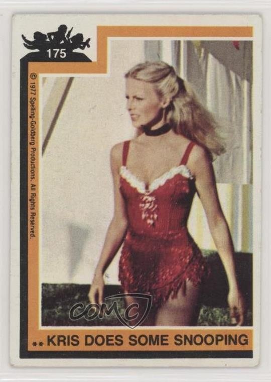 1977 Topps Charlie's Angels Kris Munroe Jaclyn Smith #175 0s4