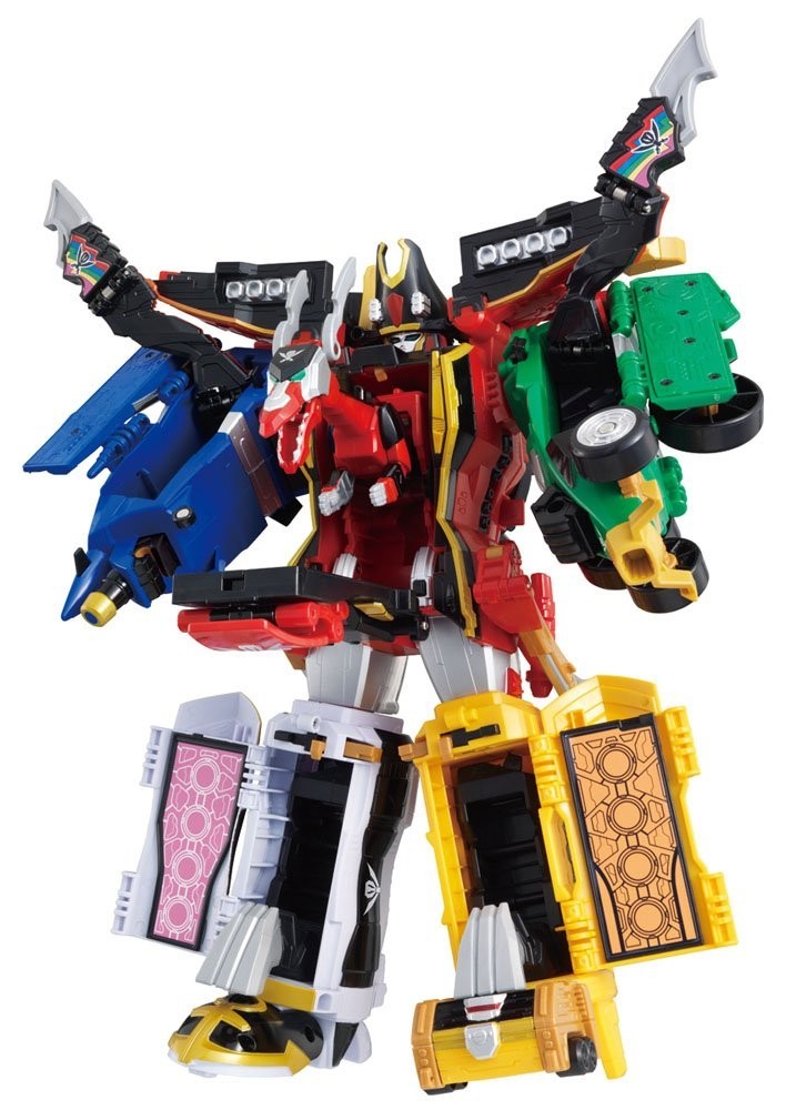 Bandai DX Pirate Squadron Gokaijer Combination GoKaio & Magi Dragon Set