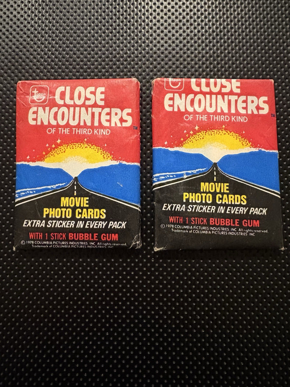 1978 Topps Close Encounters Movie Trading Photo Cards 2 Sealed Wax Packs