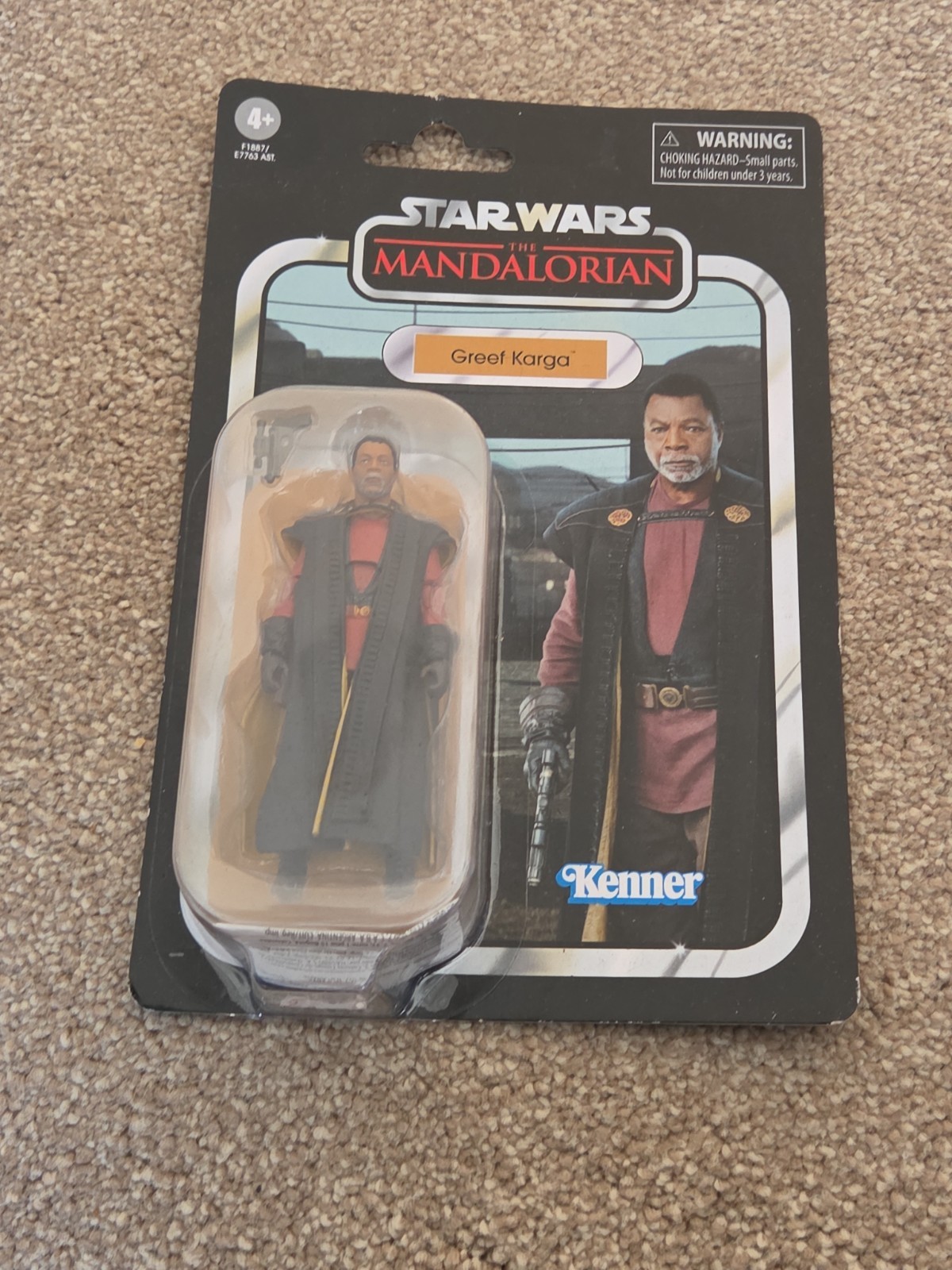 Vintage Star Wars Collection: Mandalorian Greef Karga 3.75" Figure