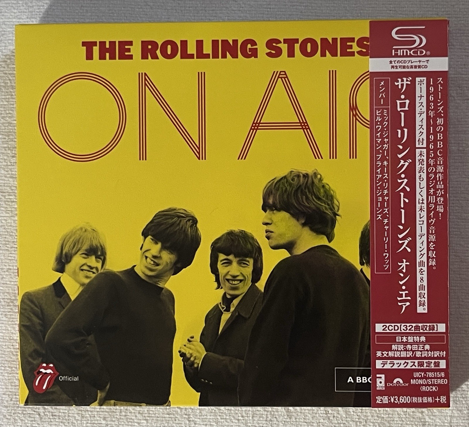 On Air by Deluxe The Rolling Stones 2xSHM-CD 2017 Japan NM w/ Obi UICY-78515/6