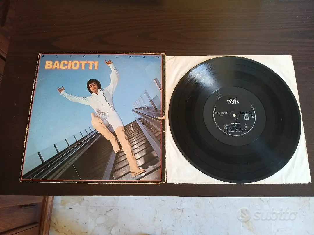 Vinile 33 giri "Black Jack" Baciotti 