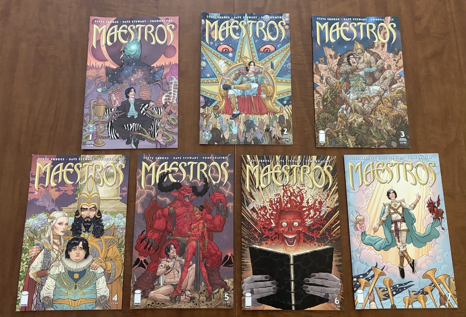 Maestros #1-7 VF/NM serie completa - Steve Skroce - set Image Comics 2017