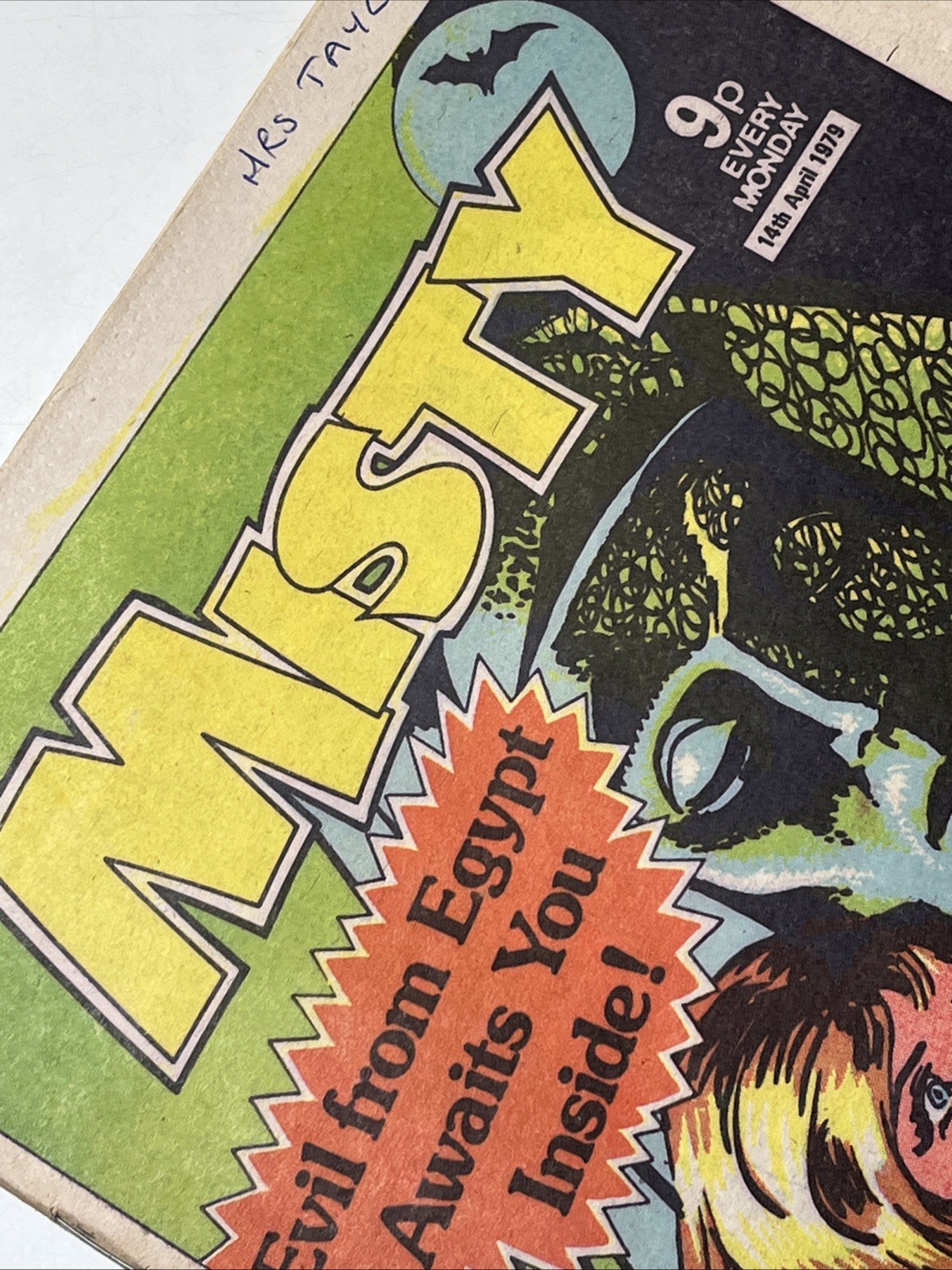 MISTY COMIC - 14th April 1979 - Vintage Girl’s 70s Comics Horror Nostalgia
