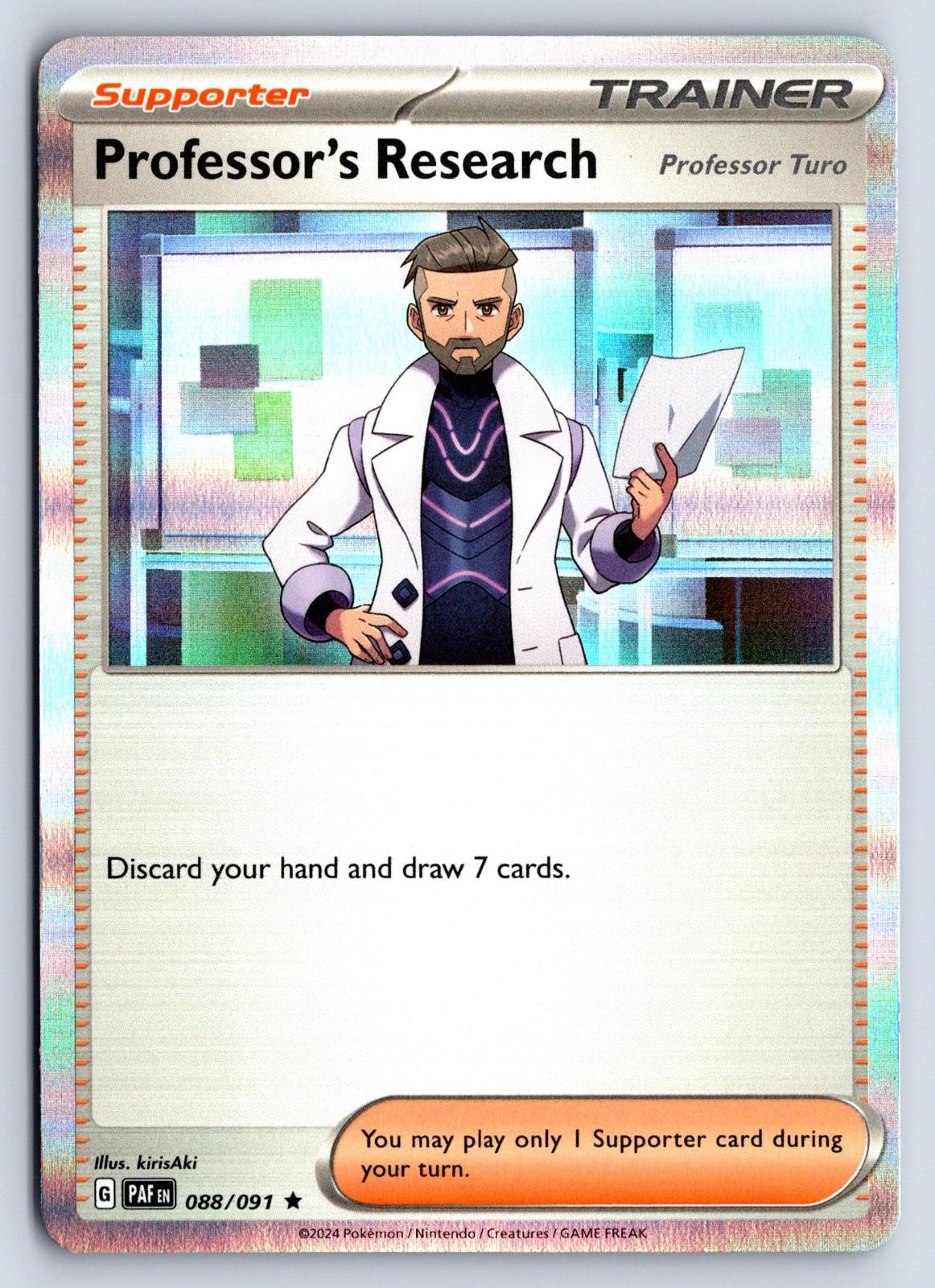 Ricerca del Professore 088/091 Destino Paldeo Pokemon Holo