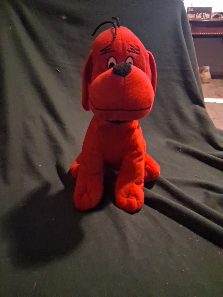 Scholastic Clifford The Big Red Dog Cucciolo Cane Imbottito/Pollush - 12" b1