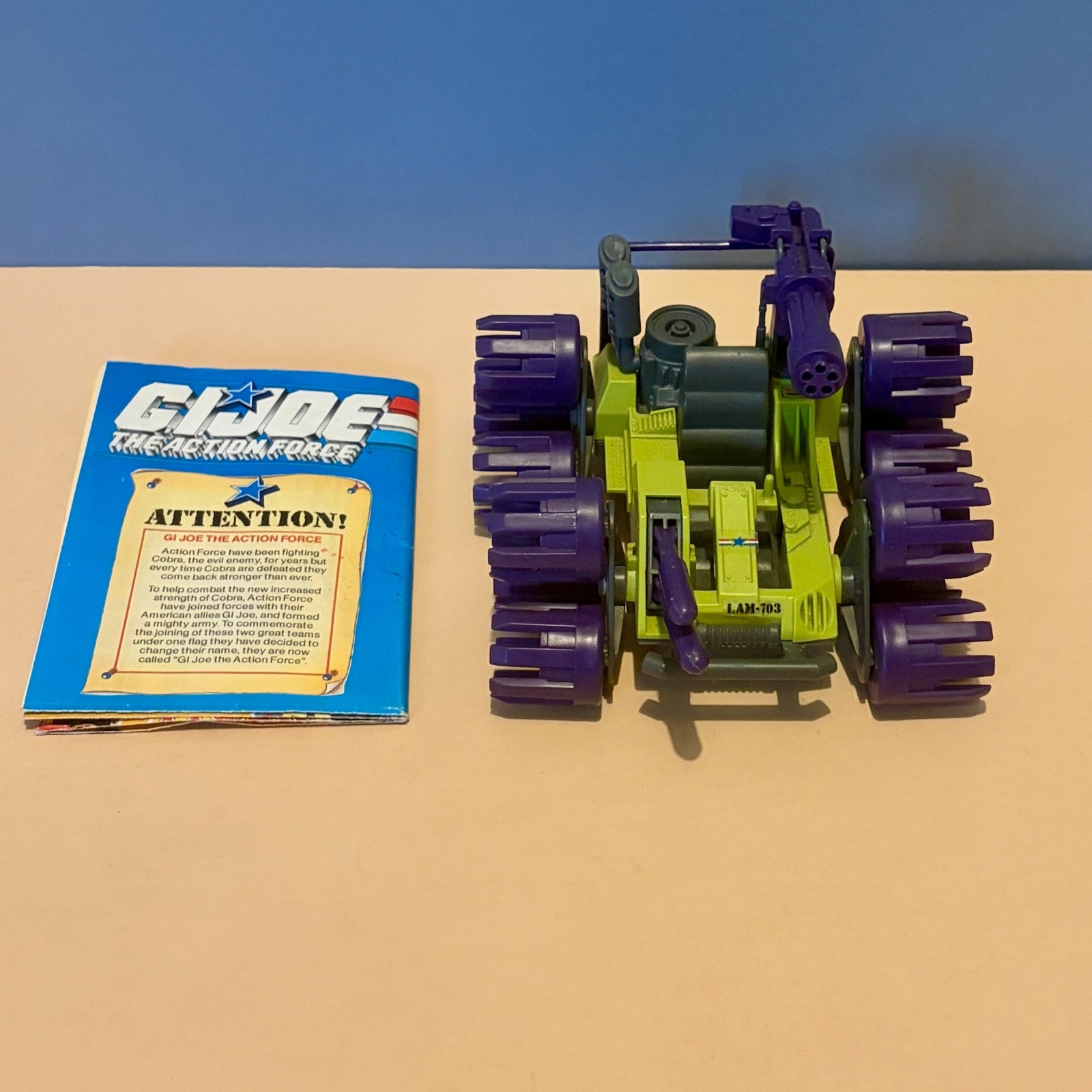 Vintage Action Force / G.I. Joe - 1988 - Swampmasher - With Instructions