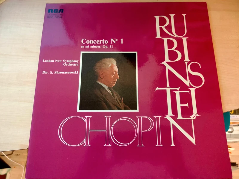 Chopin, Rubinstein – Concerto 1 En Mi Mineur, Op. 11 - Vinyle 33 tours