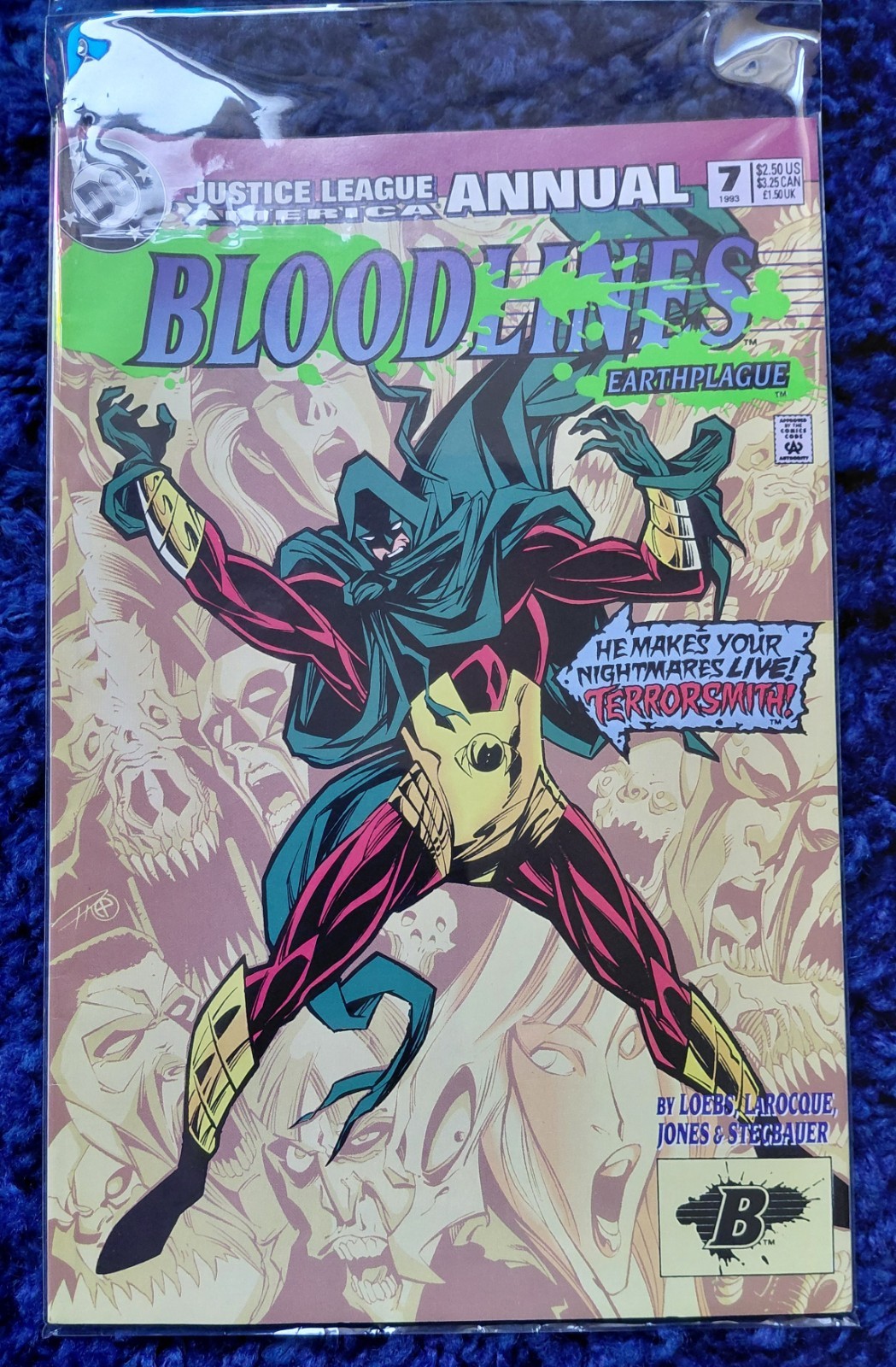 Justice League America Annual #7 - Bloodlines Earthplague - 1993 - DC Comics