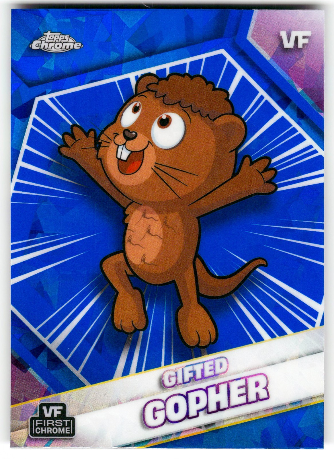Gifted Gopher VeeFriends 2026 Topps Chrome Sapphire Card