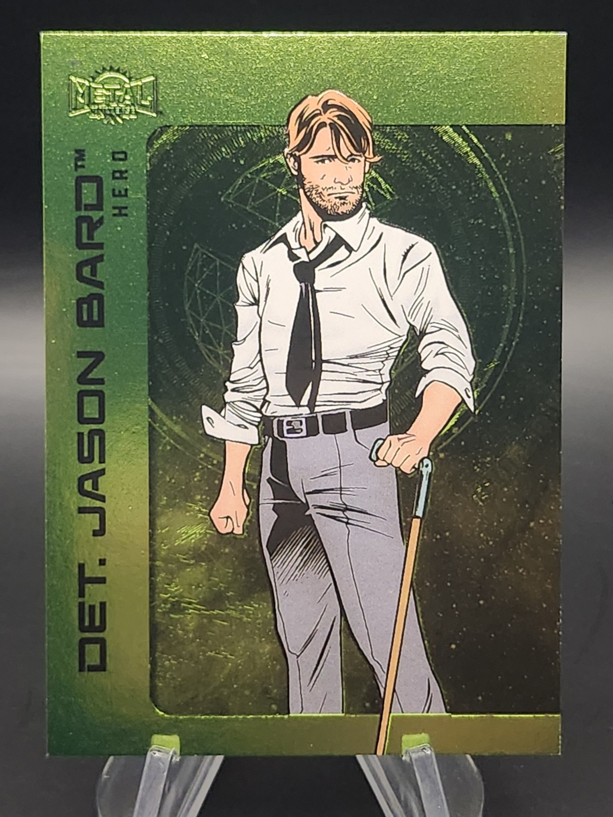 2025 Skybox Metal Universe Batman verde lime FX/175 Det Jason Bard #64 eroe