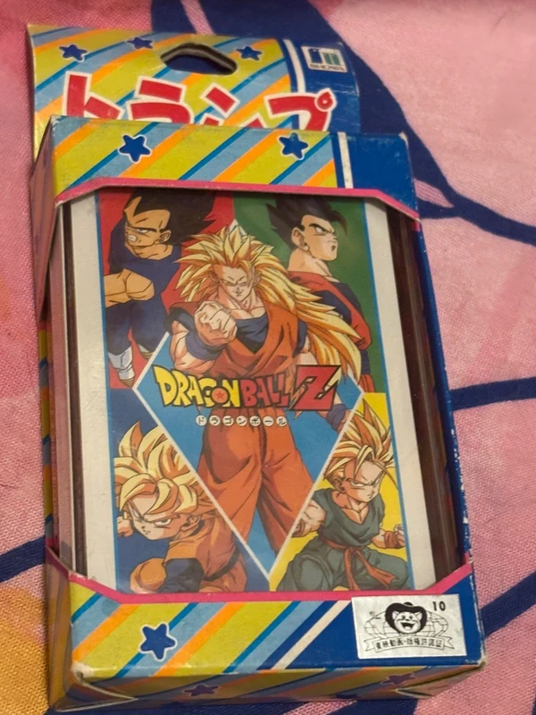 Juego de cartas Dragon Ball Z 90’s vintage. Goku, Vegeta