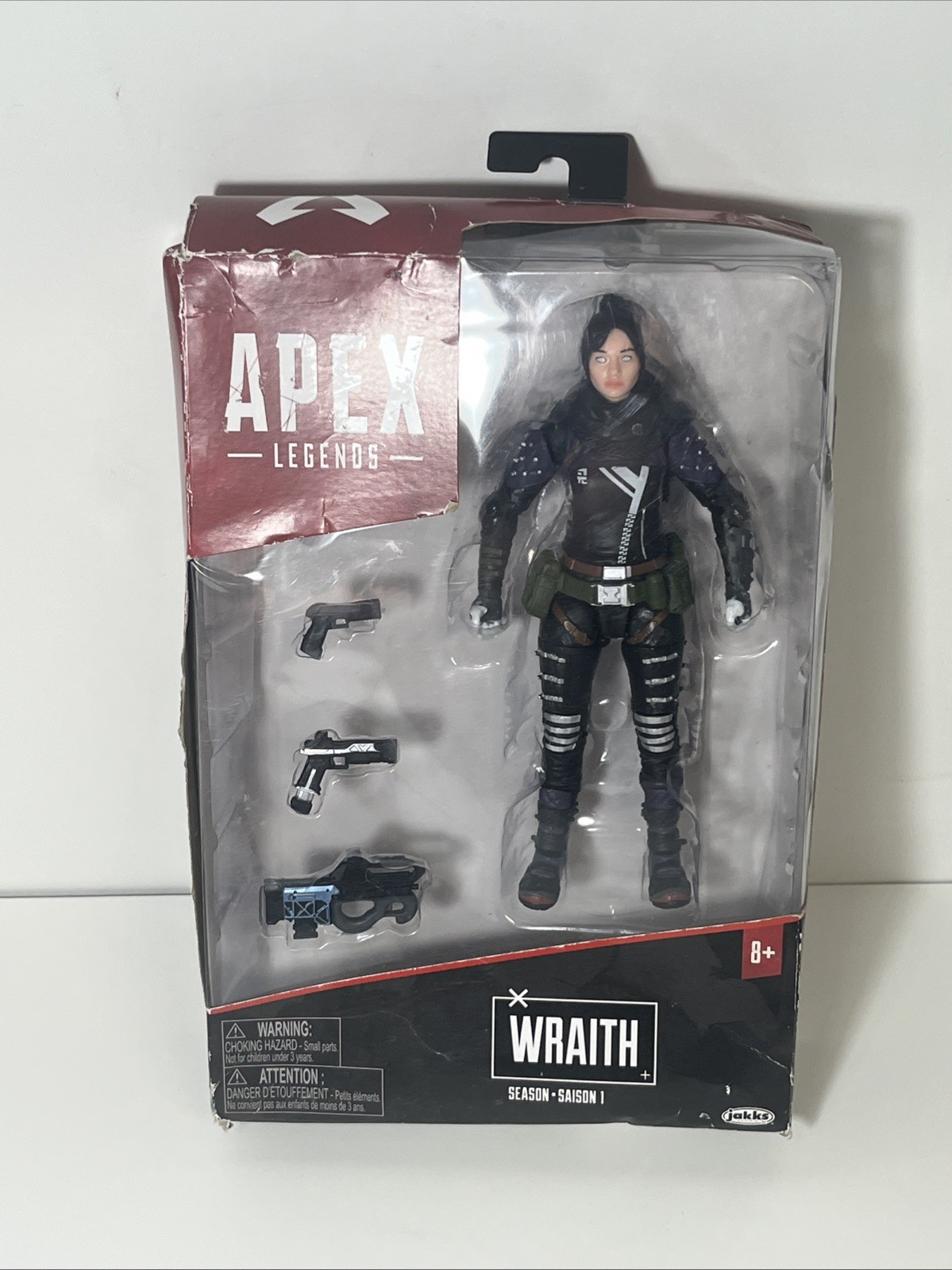 Modellino Apex Legends Wraith stagione 1 di Jakks Pacific 6"