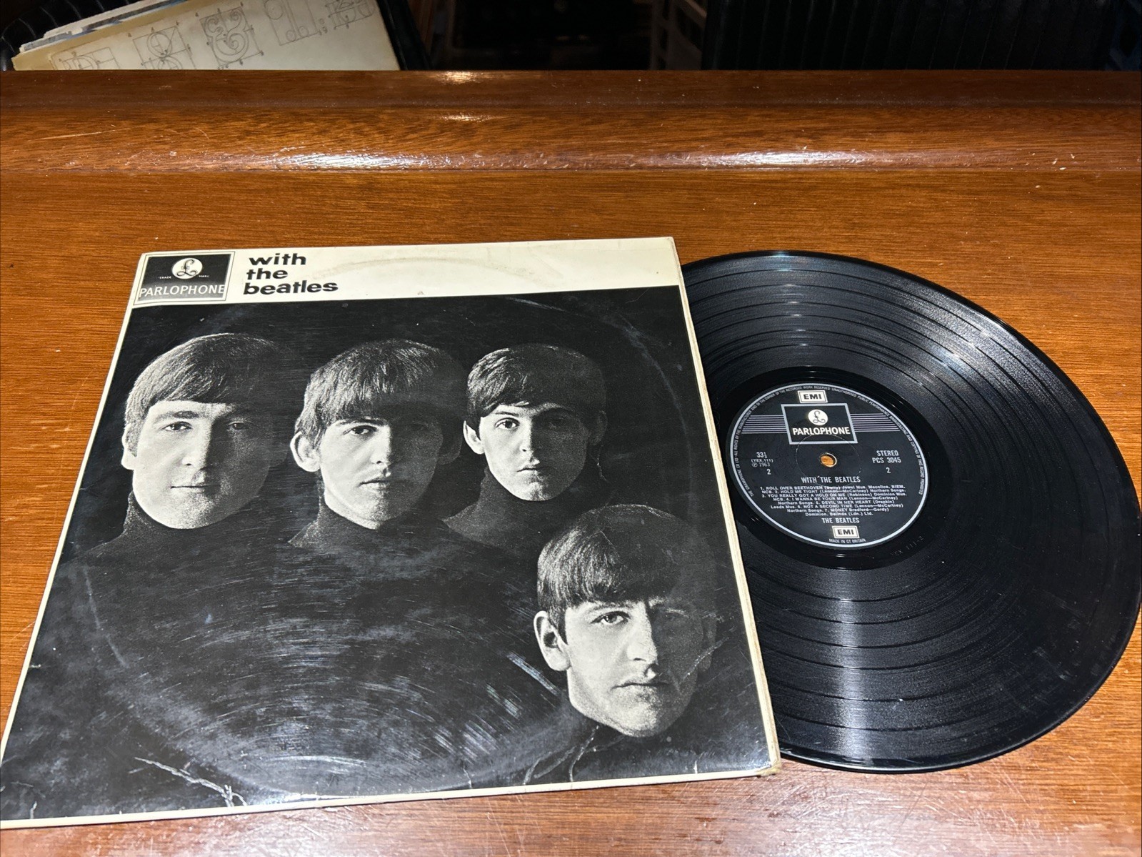 The Beatles – With The Beatles - VG Vintage UK Press