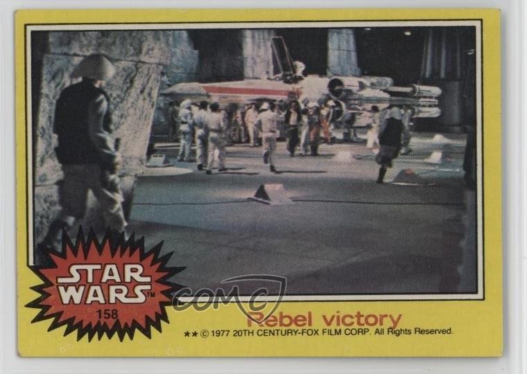 1977 Topps Star Wars Rebel Victory #158 17qs