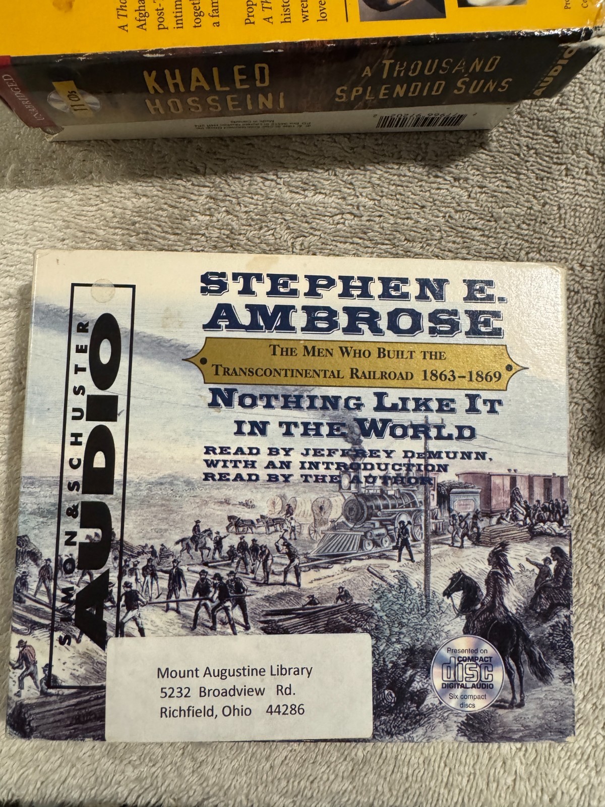 Stephen E Ambrose - The Men Who Built the Transcontinental Railroad - 6 CD SET!!