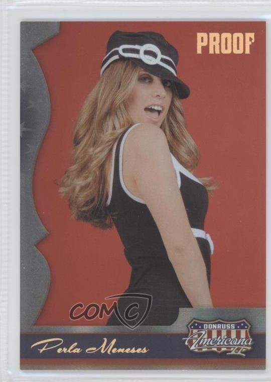 2008 Donruss Americana II Gold Proof 76/100 Perla Meneses #164 00ah