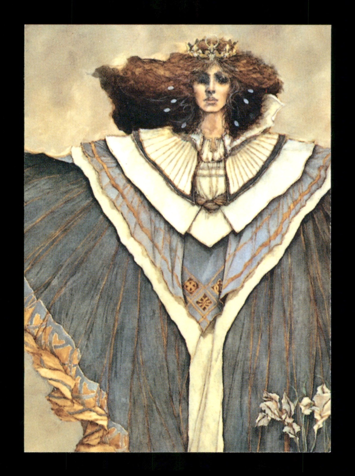 57 The Throne Of Scone Thomas Canty 1996 FPG Fantasy Art Card TC CC