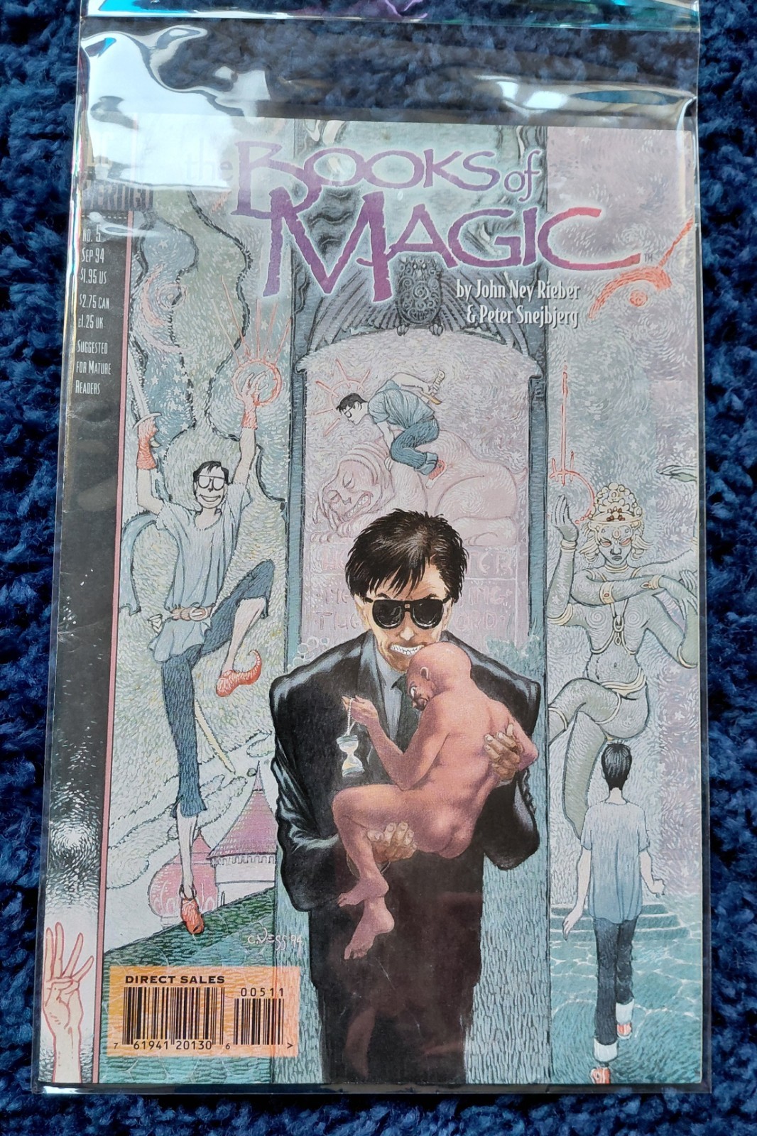 BOOKS OF MAGIC #5 (1994) 1ST PRINTING BAGGED & BOARDED DC/ VERTIGO COMICS
