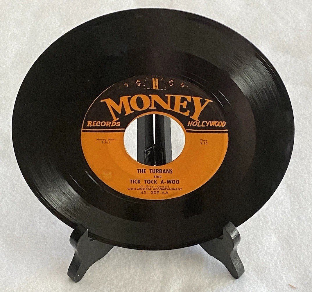 The Turbans "Tick Tock A-Woo & No No Cherry" (1955) ROCK, DOO WOP 45-209