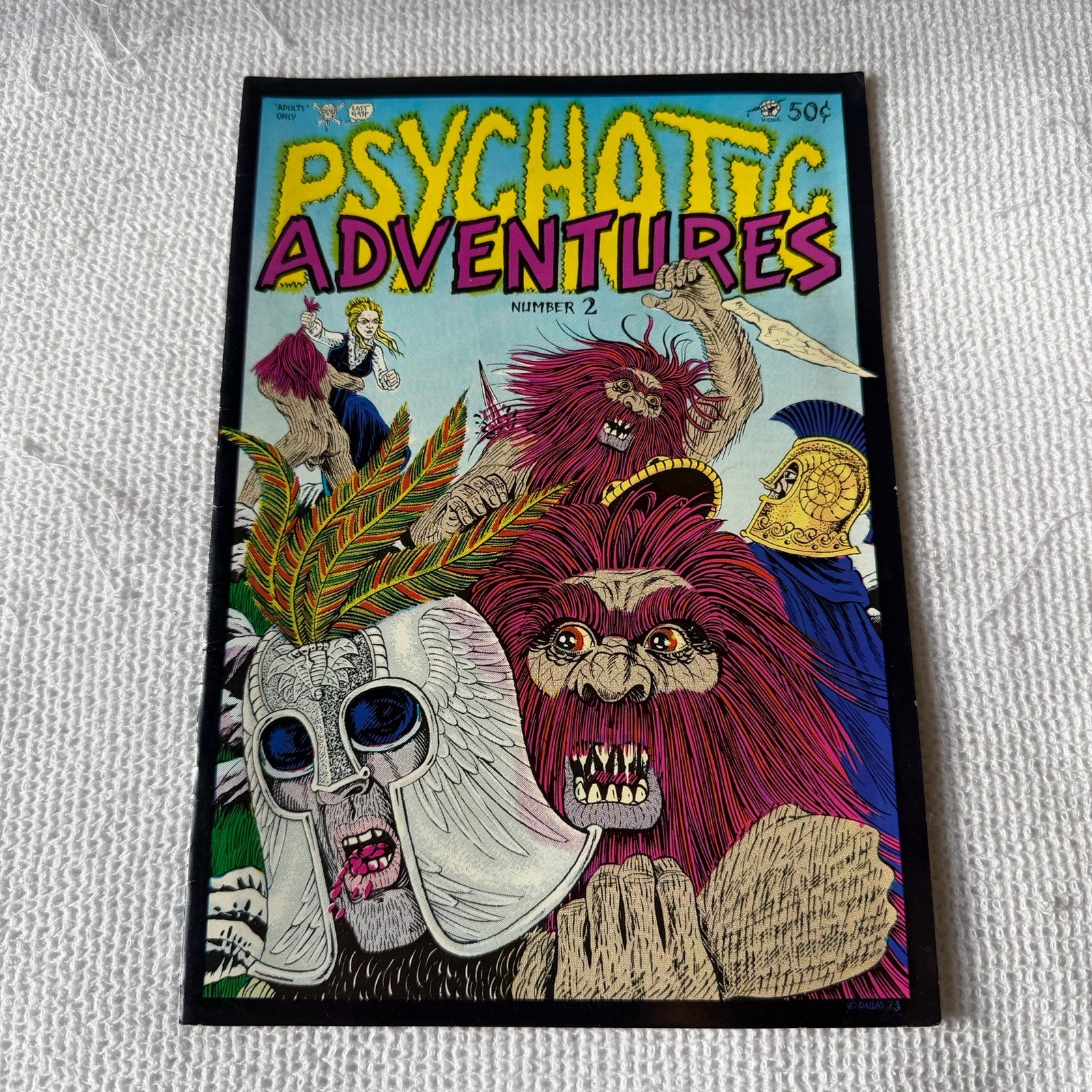 PSYCHOTIC ADVENTURE #2 - Underground Comix 1973 - Charles Dallas