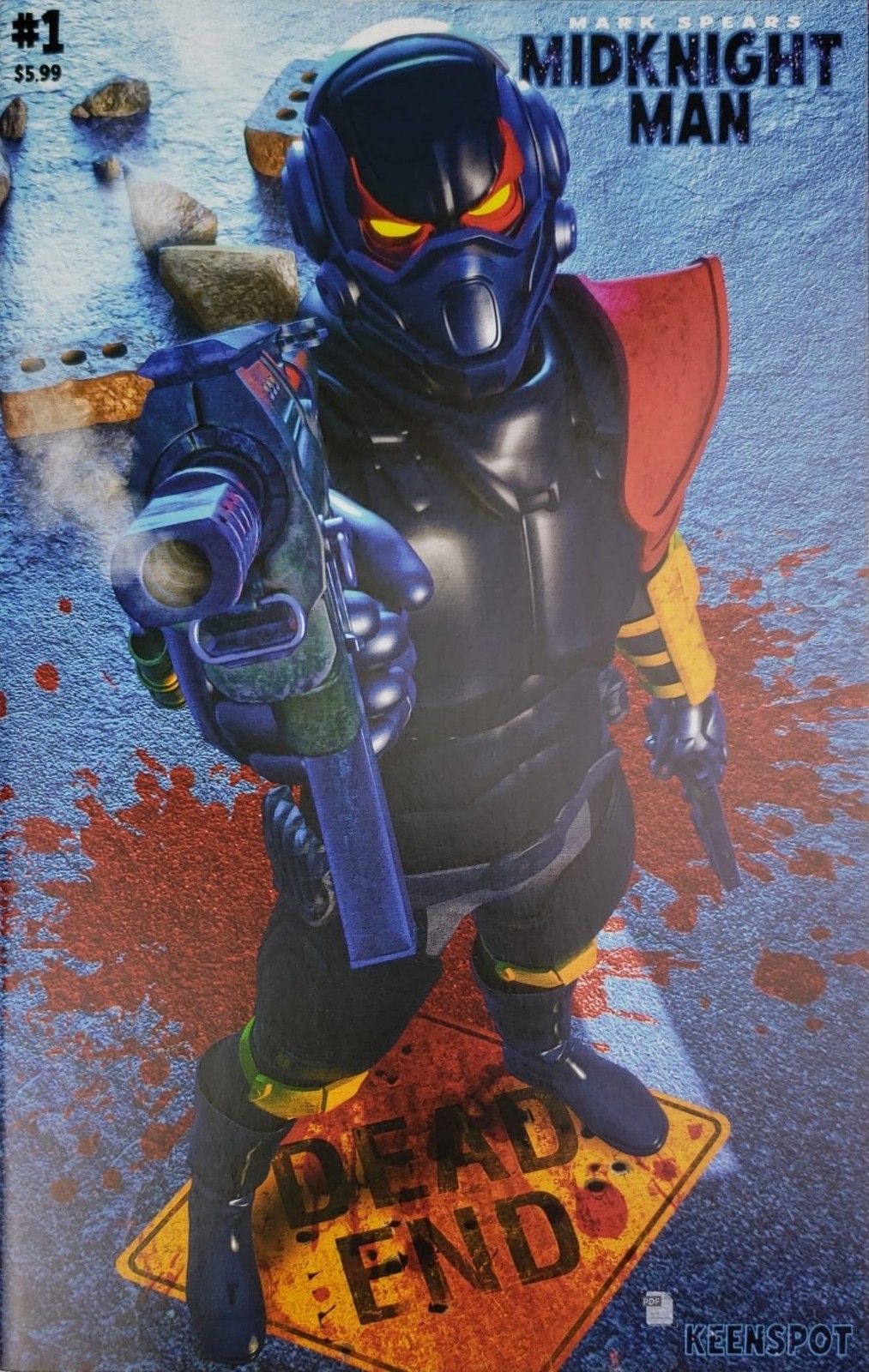 Midknight Man #1 2026 Cvr F Dead End Mark Spears NM Keenspot Variant Origin 
