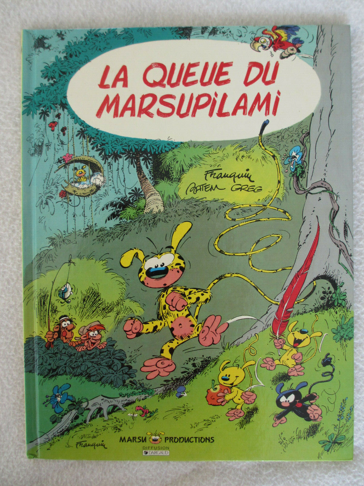 ALBUM BD LA QUEUE DU MARSUPILAMI - EO - 1987