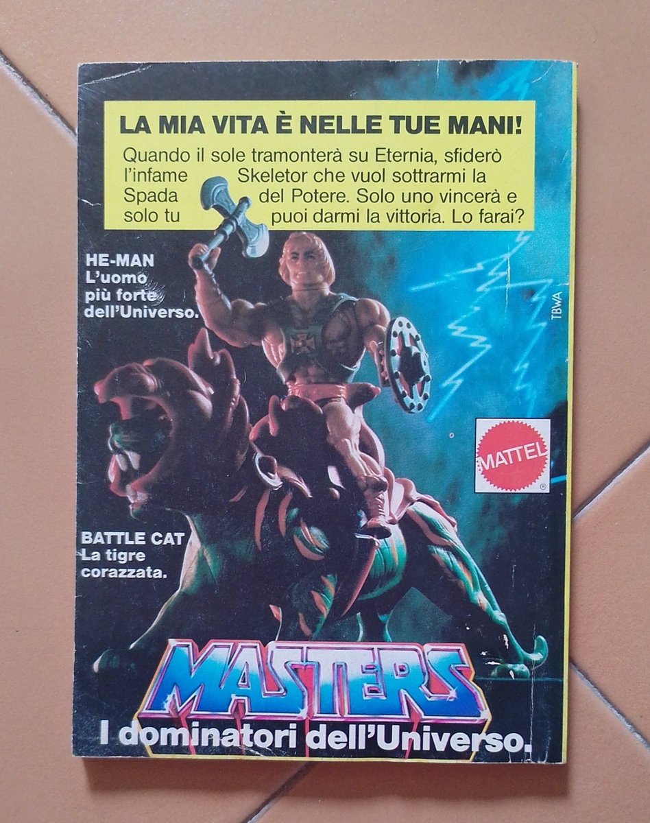 MASTERS dominatori universo: pubblicità anno 1980 (clipping by Topolino)