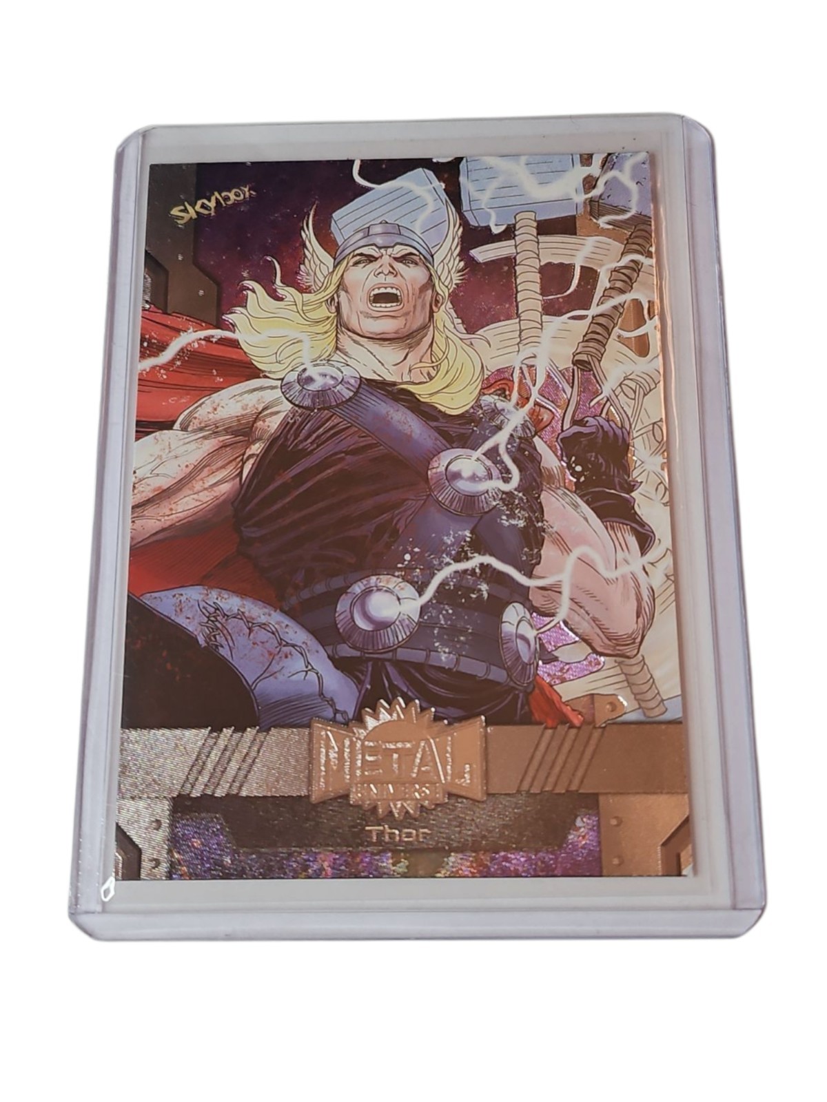 ⚡️Thor 2024 SkyBox Marvel Metal Universe Avengers Base #98