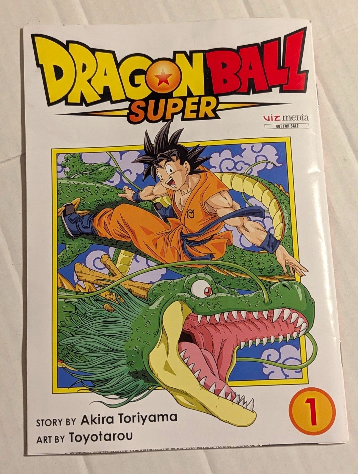 Dragon Ball Super Vol. 1 manga copertina morbida inglese VIZ Media Toriyama (bc1)
