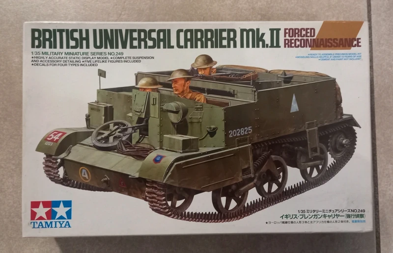 Tamiya 1/35 British Universal Carrier Mk.II Forced Reconnaissance