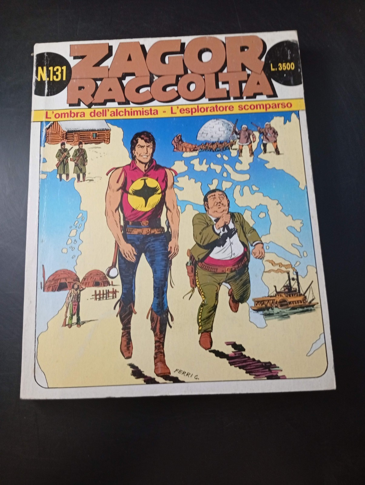 Zagor raccolta 131 - L'ombra dell'alchimista L'esploratore scomparso Ed. Bonelli