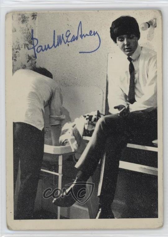 1964 Topps Beatles 2a serie Red Back The Beatles Paul McCartney #100 0nr3