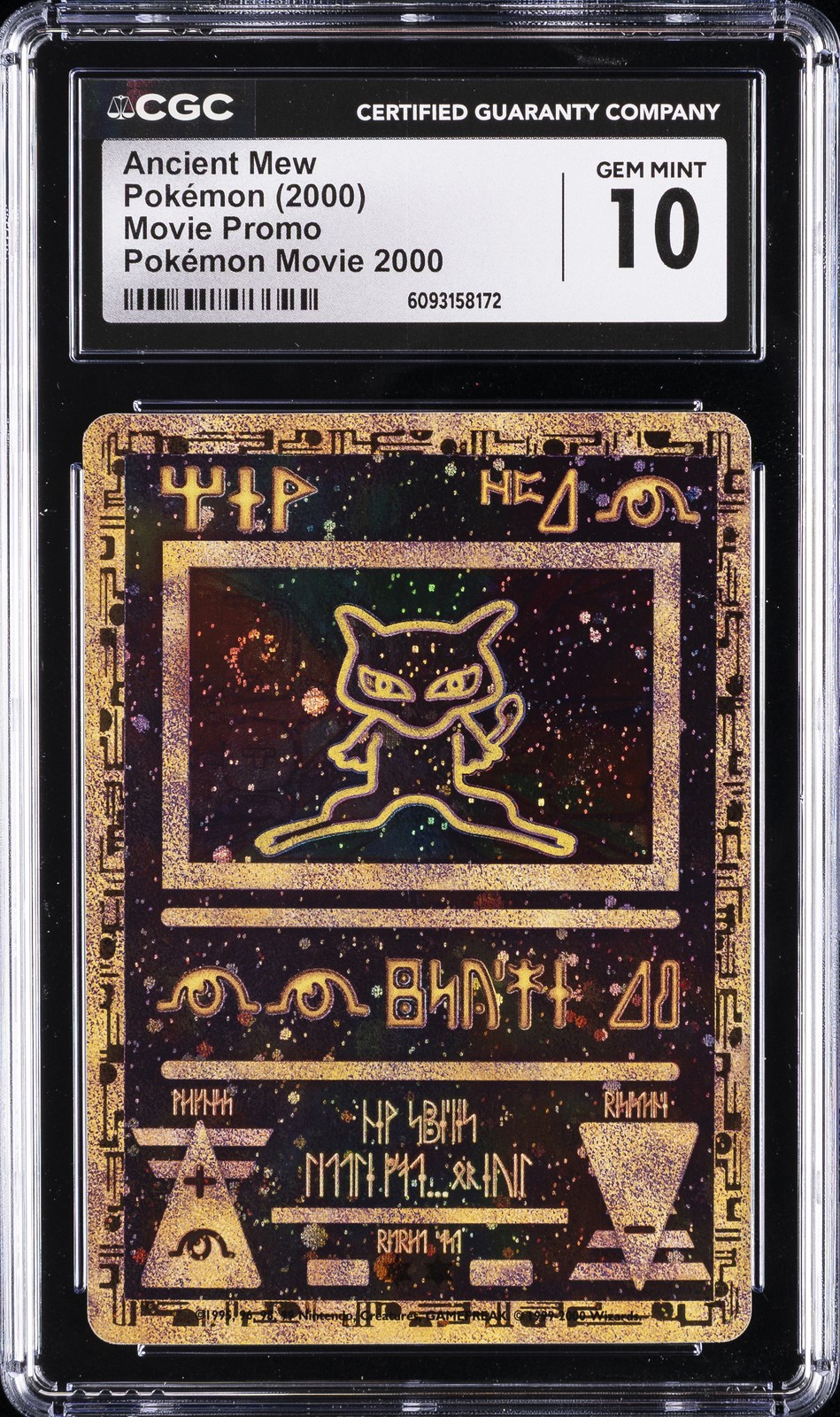 POKEMON MOVIE 2000 ANTICO MEW CGC 10