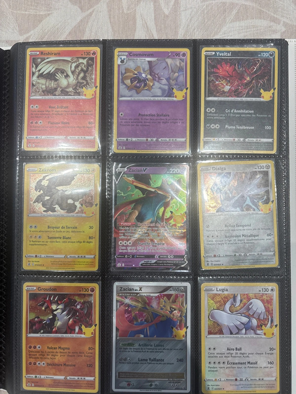 Cartes Pokémon Lot holographiques célébration 25 ans