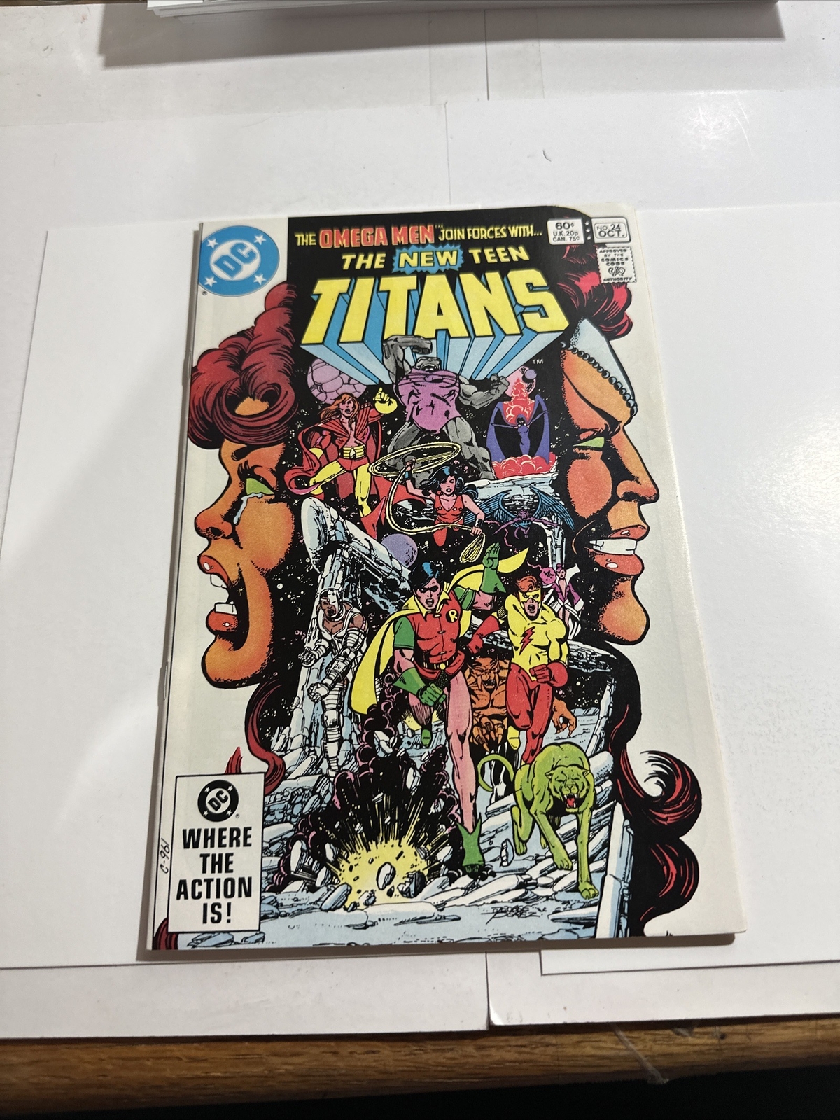 THE NEW TEEN TITANS #24 Wolfman Perez DC Comics 1982 FN/VF MM22