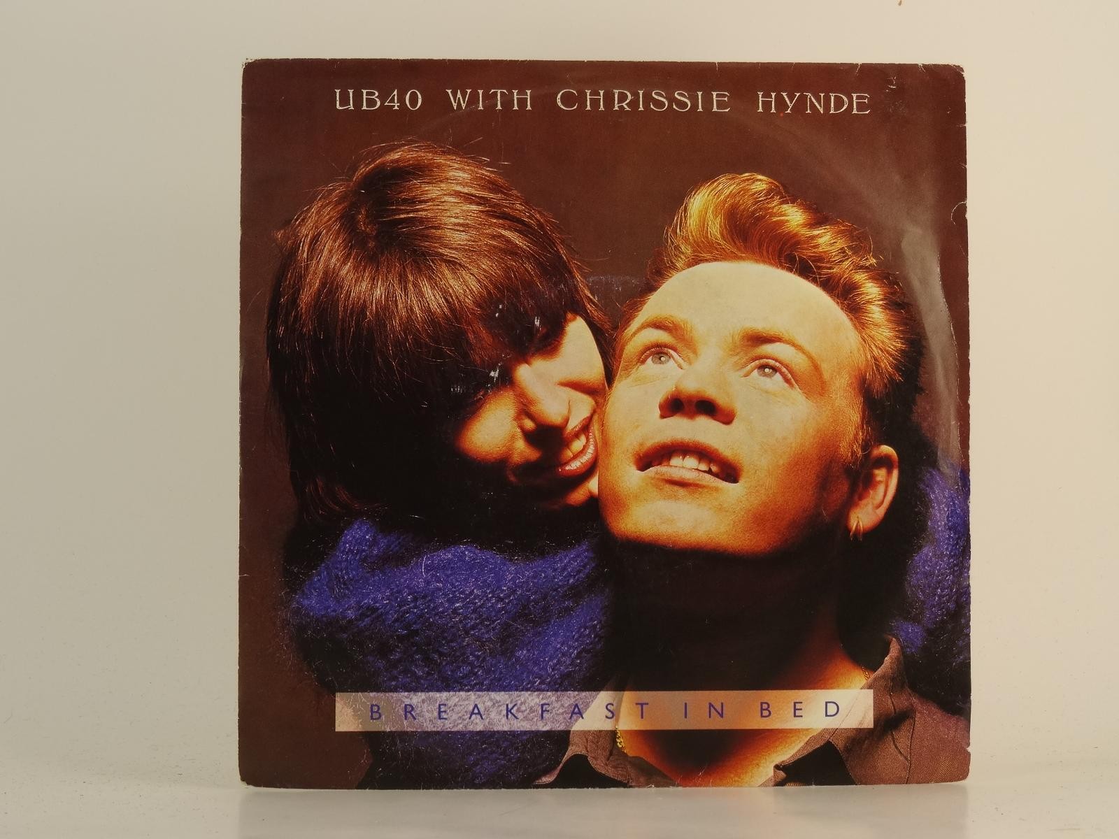 UB40 WITH CHRISSIE HYNDE BREAKFAST IN BED. (83) 2 Track 7" Single including Pict