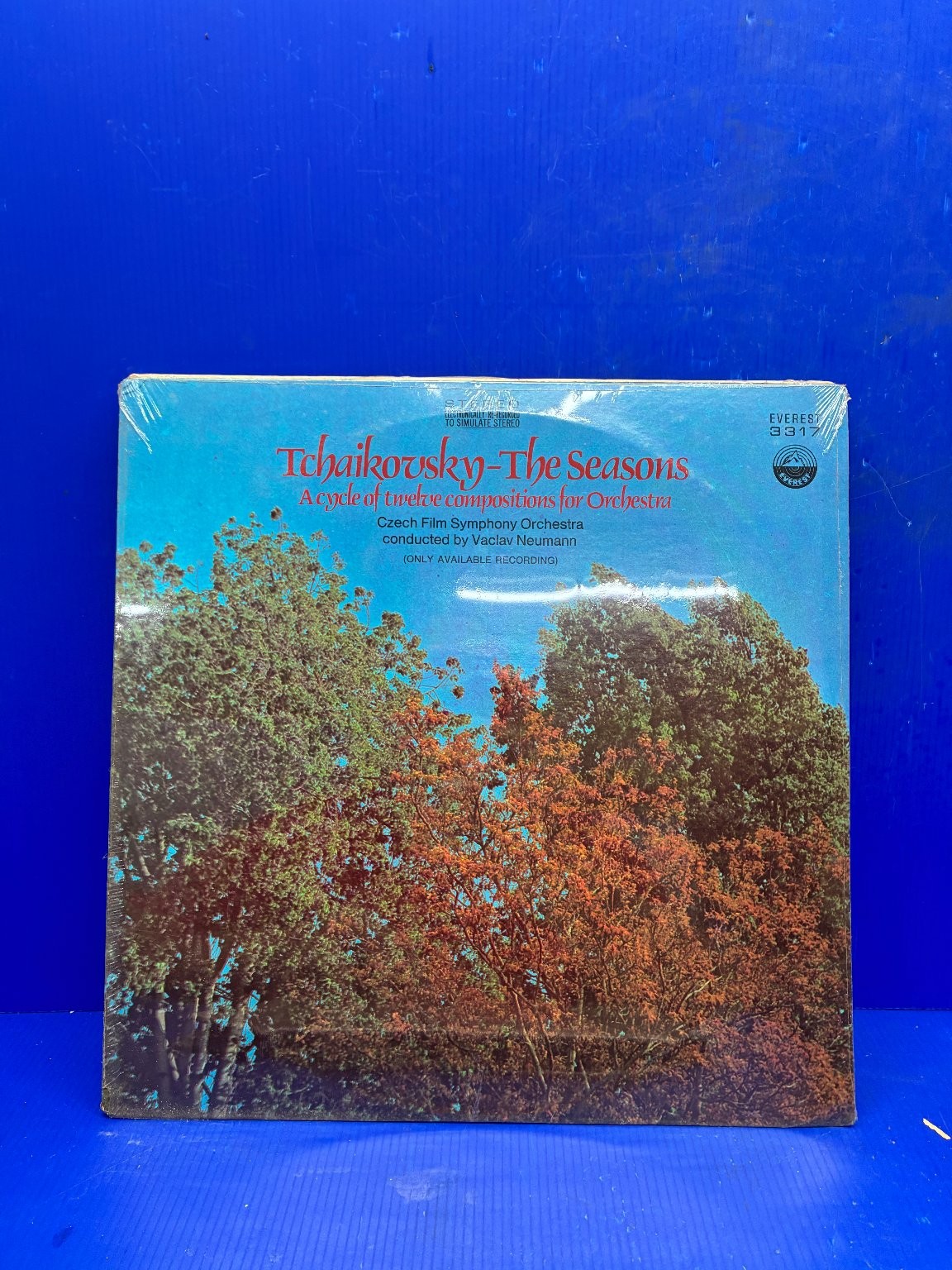Tchaikovsky - The Seasons LP Record 1960s Everest Classical Orchestral 33 RPM