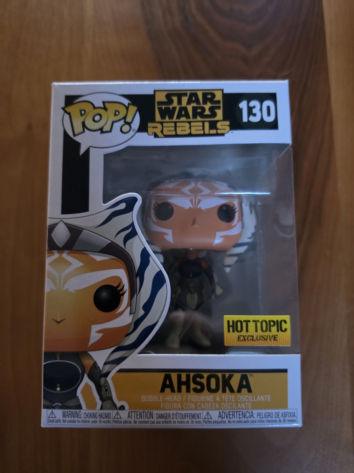 Funko Pop Ahsoka #130 Hot Topics Exclusive Star Wars Rebels
