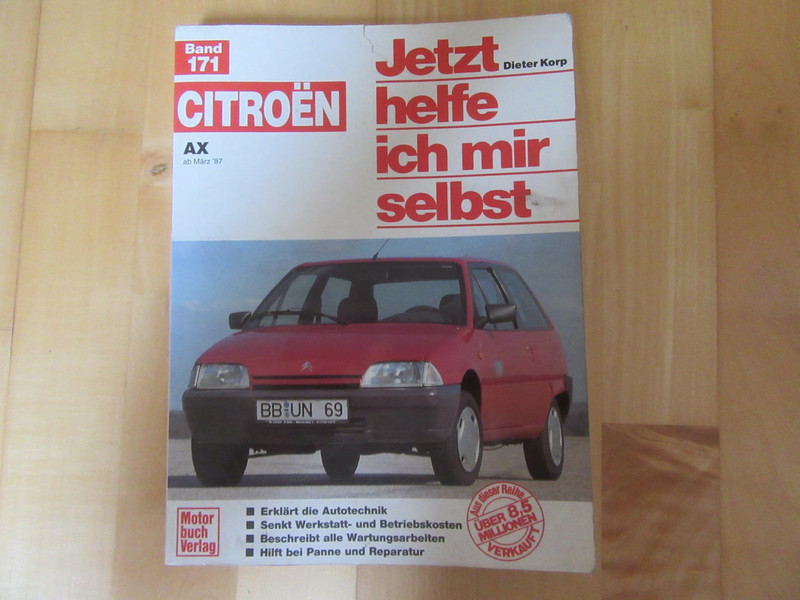 Citroen AX, Jetzt helfe ich mir selbst, Band 171, 270 Seiten