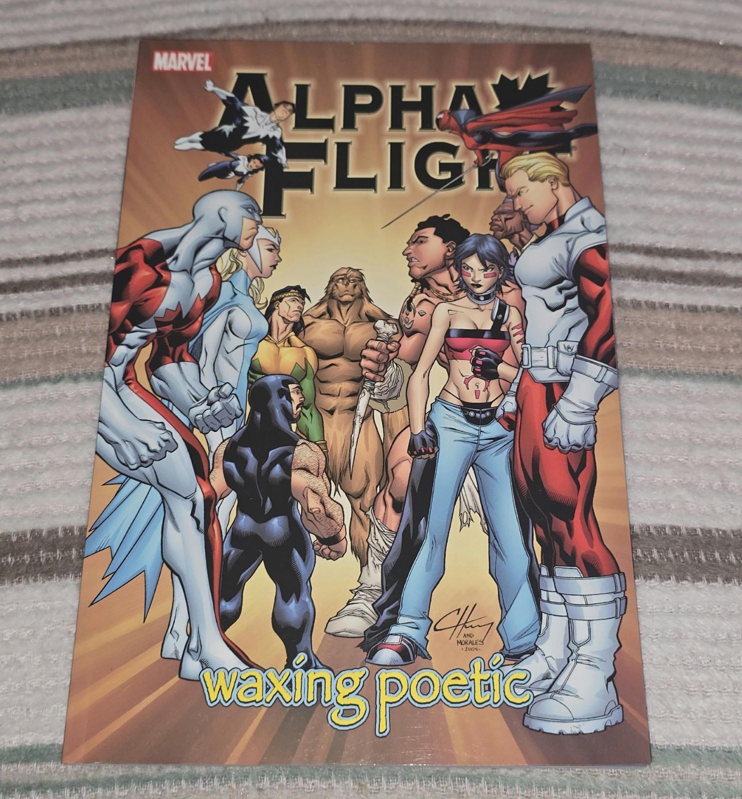 Alpha Flight Waxing Poetic 1st Print TPB Graphic Novel Lobdell Henry Marvel 