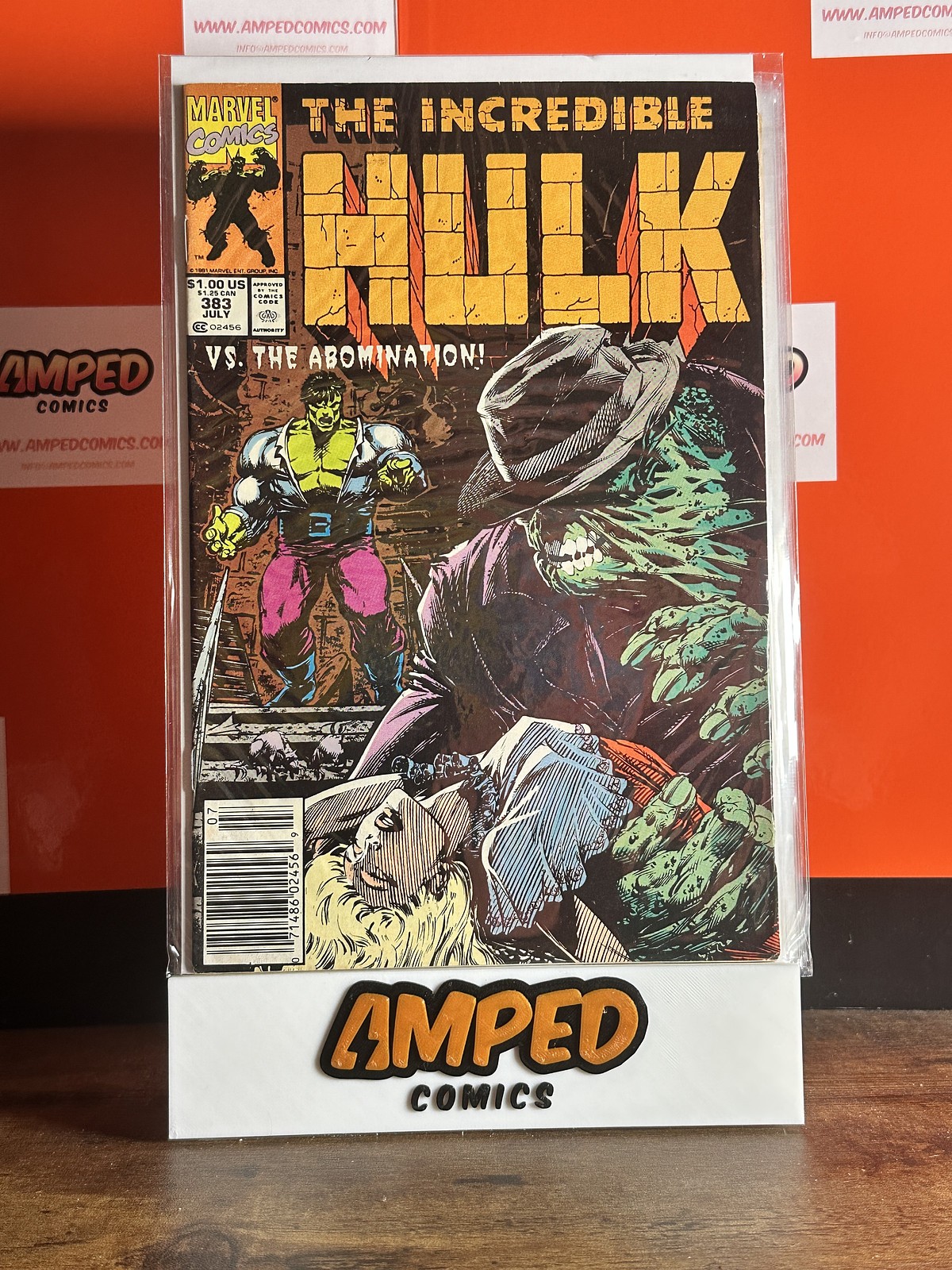 L'incredibile Hulk #383 Marvel Comics luglio 1991 vs. L'Abominio GRADO MEDIO